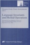 Tapa de Language invariants and mental operations