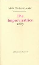 Tapa de The improvisatrice
