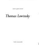 Tapa de Thomas Lowinsky