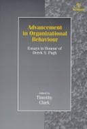 Tapa de Advancement in organizational behaviour