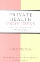 Tapa de Private Health Providers in Developing Countries