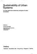 Tapa de Sustainability of urban systems