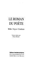 Tapa de Le roman du poète