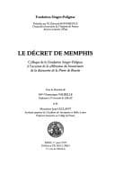 Tapa de Le décret de Memphis