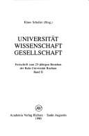 Tapa de Universität, Wissenschaft, Gesellschaft