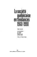 Tapa de La Société québécoise en tendances, 1960-1990