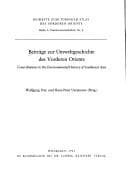 Tapa de Beiträge zu Umweltgeschichte des Vorderen Orients =