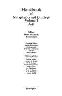 Tapa de Handbook of metaphysics and ontology