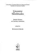 Tapa de Uncanny similitudes