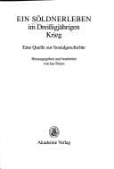 Tapa de Ein Soeldnerleben Im Dreissigjaehrigen Krieg (Selbstzeugnisse Der Neuzeit)