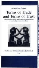 Tapa de Terms of trade and terms of trust
