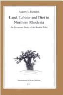 Tapa de Land, labour and diet in Northern Rhodesia