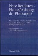 Tapa de Neue Realitäten, Herausforderung der Philosophie