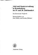 Tapa de Adel und Staatsverwaltung in Brandenburg im 19. und 20. Jahrhundert