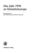 Tapa de Das Jahr 1956 in Ostmitteleuropa