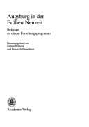 Tapa de Augsburg in der Frühen Neuzeit