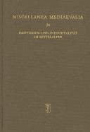 Tapa de Individuum und Individualität in Mittelalter