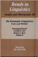 Tapa de On Germanic Linguistics