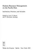 Tapa de Human Resource Management on the Pacific Rim