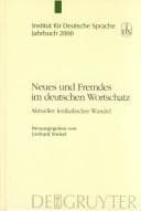 Tapa de Neues und Fremdes im deutschen Wortschatz