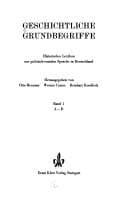 Tapa de Geschichtliche Grundbegriffe
