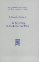 Tapa de Secretary in the Letters to Paul (Wissunt Zum Testament 2 Reihe Series)