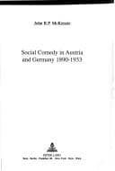Tapa de Social comedy in Austria and Germany 1890-1933