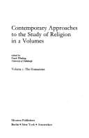 Tapa de Contemporary Approaches to the Study of Religion (Religion and reason)