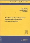 Tapa de The second Glot international state-of-the-article book