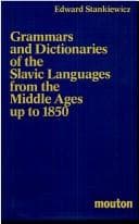 Tapa de Grammars and Dictionaries of the Slavic Languages from the Middle Ages Up to 1850