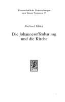 Tapa de Die Johannesoffenbarung Und Die Kirche (Wissenschaftliche Untersuchungen Zum Neuen Testament)
