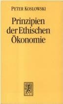 Tapa de Prinzipien der Ethischen Ökonomie