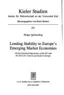 Tapa de Lending stability to Europe's emerging market economies