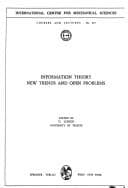 Tapa de Information Theory. New Trends and Open Problems