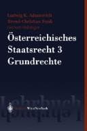 Tapa de Österreichisches Staatsrecht