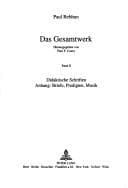 Tapa de Das Gesamtwerk