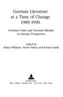 Tapa de German Literature at a Time of Change 1989-1990