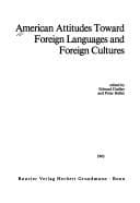 Tapa de American attitudes toward foreign languages and foreign cultures