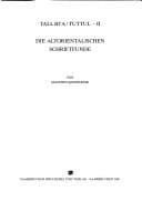 Tapa de Die altorientalischen Schriftfunde