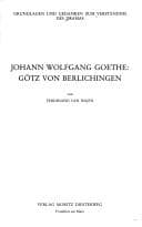 Tapa de Johann Wolfgang Goethe