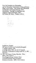 Tapa de Der bedrohte Friede