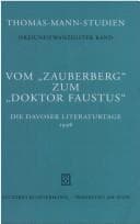 Tapa de Vom ' Zauberberg' zum ' Doktor Faustus'. Die Davoser Literaturtage 1998