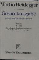 Tapa de Gesamtausgabe, Kt, Bd.55, Heraklit