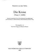 Tapa de Die Krone (Verse 1-12281)