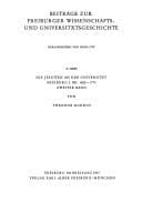 Tapa de Die Jesuiten an der Universität Freiburg i[m] Br[eisgau]