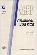 Tapa de Criminal Justice: United Kingdom Association for Legal and Social Philosophy