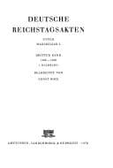 Tapa de Deutsche Reichstagsakten, mittlere Reihe