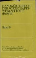 Tapa de Handworterbuch der Wirtschaftswissenschaft: (HdWW)
