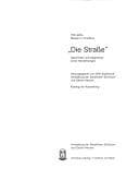 Tapa de "Die Strasse"