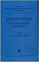Tapa de M. Fabii Quintiliani Declamationes minores